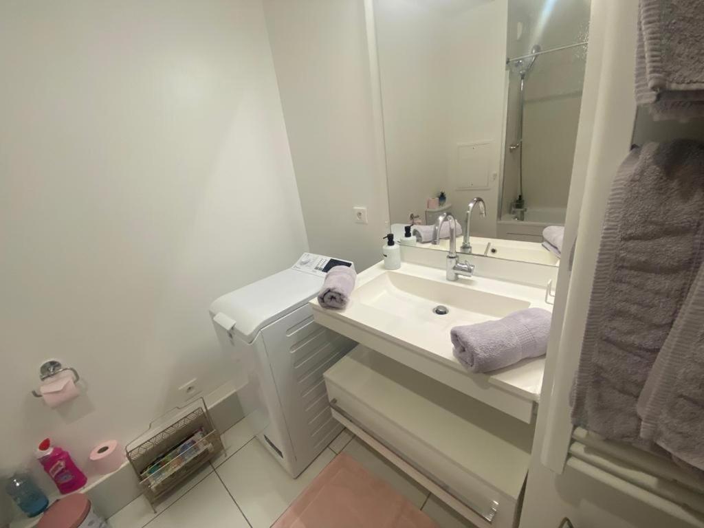 Appartement 80M2, Terrasse Sud, Metro 7 Direction Louvre A 8Minutes, Parking Sous-Sol, Proche Paris-Bercy 塞纳河畔伊夫里 外观 照片