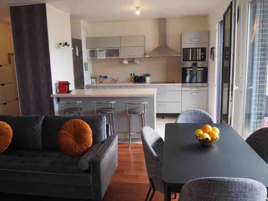 Appartement 80M2, Terrasse Sud, Metro 7 Direction Louvre A 8Minutes, Parking Sous-Sol, Proche Paris-Bercy 塞纳河畔伊夫里 外观 照片