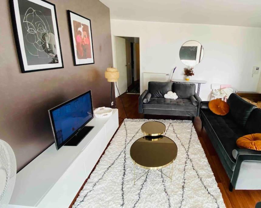 Appartement 80M2, Terrasse Sud, Metro 7 Direction Louvre A 8Minutes, Parking Sous-Sol, Proche Paris-Bercy 塞纳河畔伊夫里 外观 照片